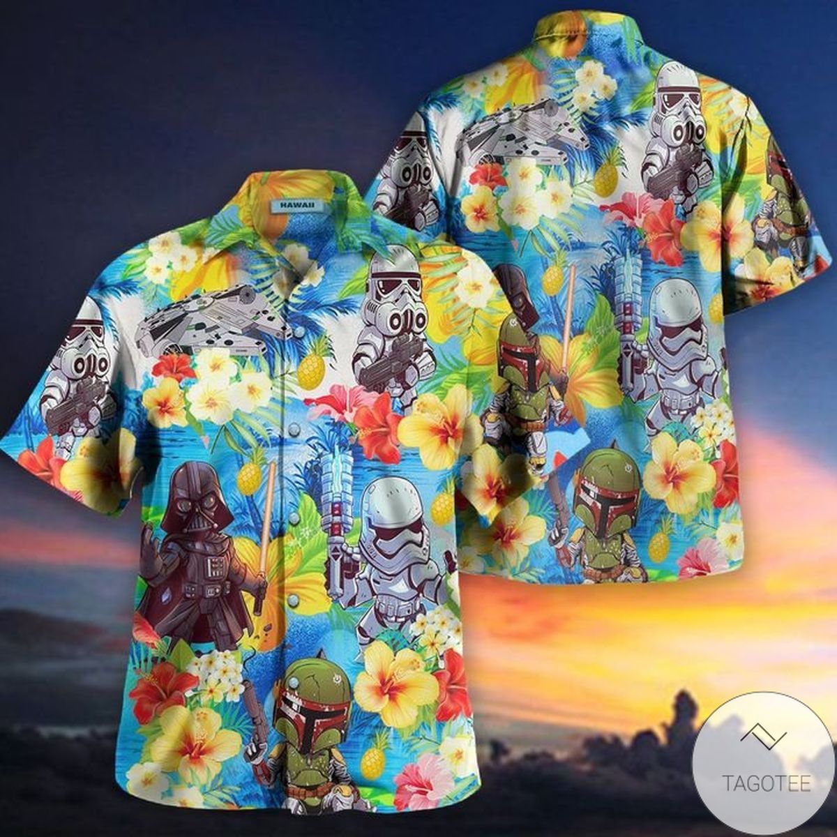 May The Hawaii Force Be With You Star Wars Darth Vader Hawaiian Shirt