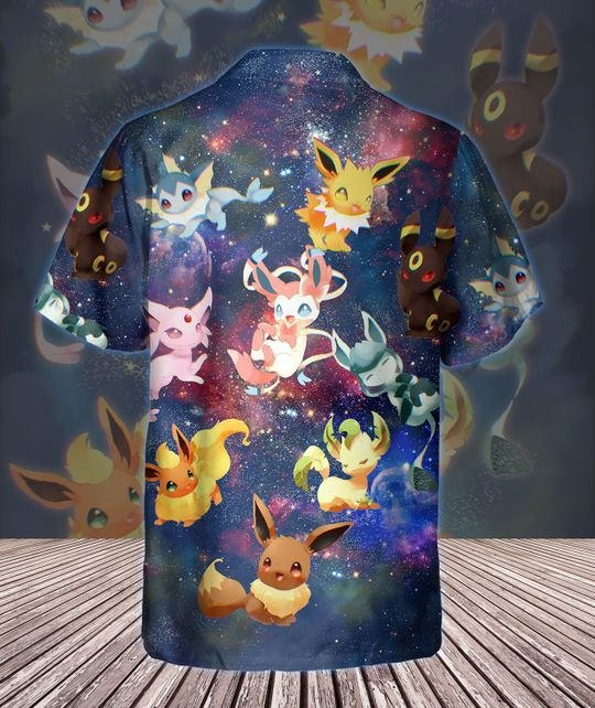 Mega Evee Evolution Hawaiian Shirt