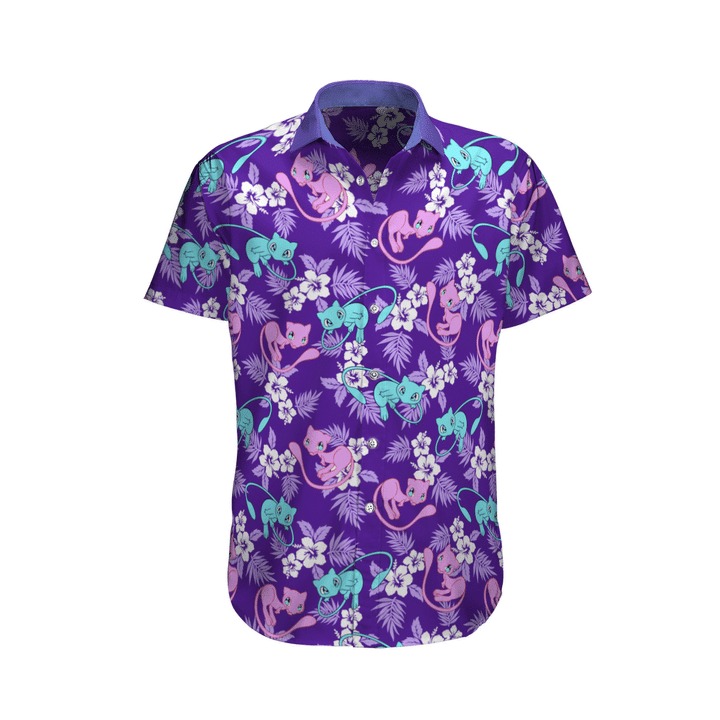 Mew Pokemon Hawaiian Shirt