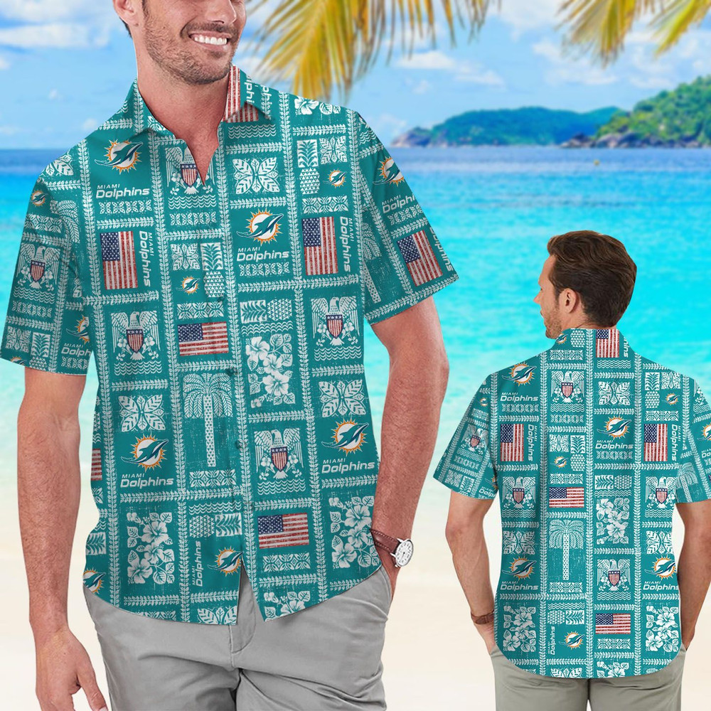 Miami Dolphins Hawaiian Shirt Hot Trendy Summer 2024