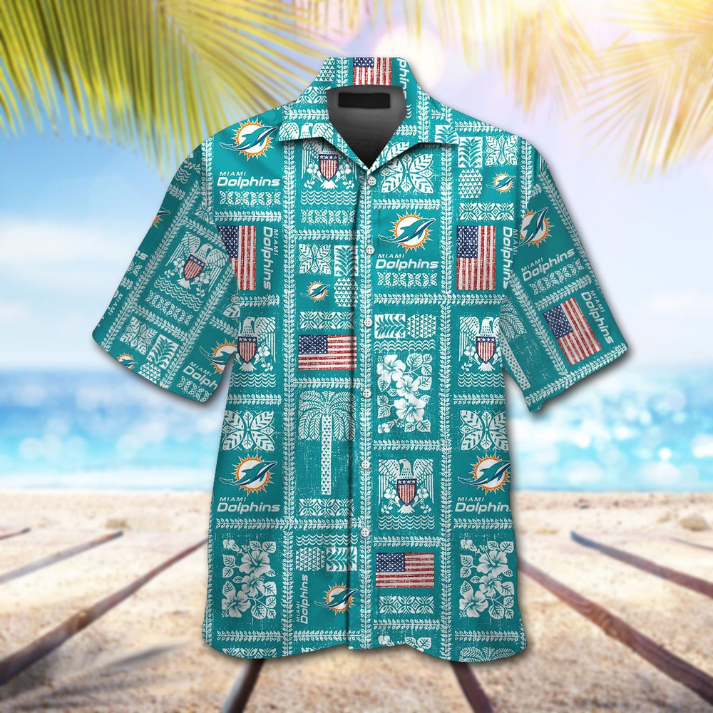 Miami Dolphins Hawaiian Shirt Hot Trendy Summer 2024