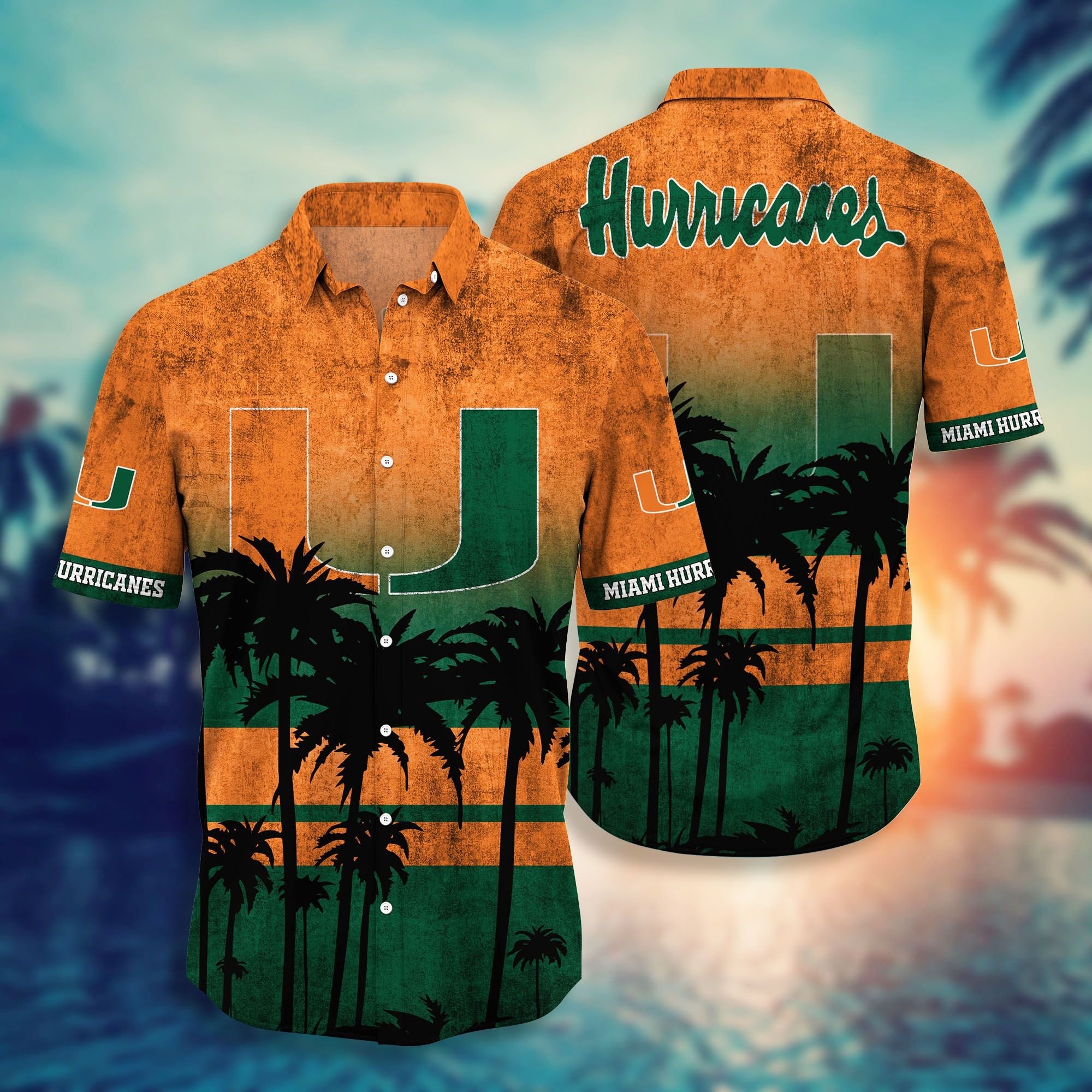 Miami Hurricanes Hawaiian Shirt