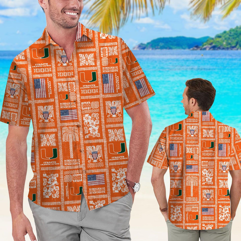 Miami Hurricanes Hawaiian Shirt Hot Trendy Summer 2024