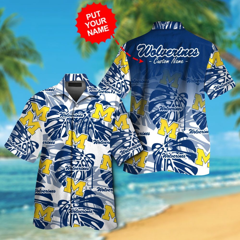 Michigan Wolverines Hawaiian Shirt Hot Trendy Summer 2024