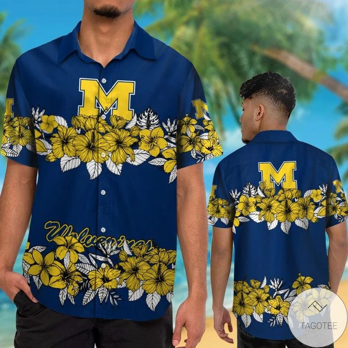 Michigan Wolverines Hawaiian Shirt