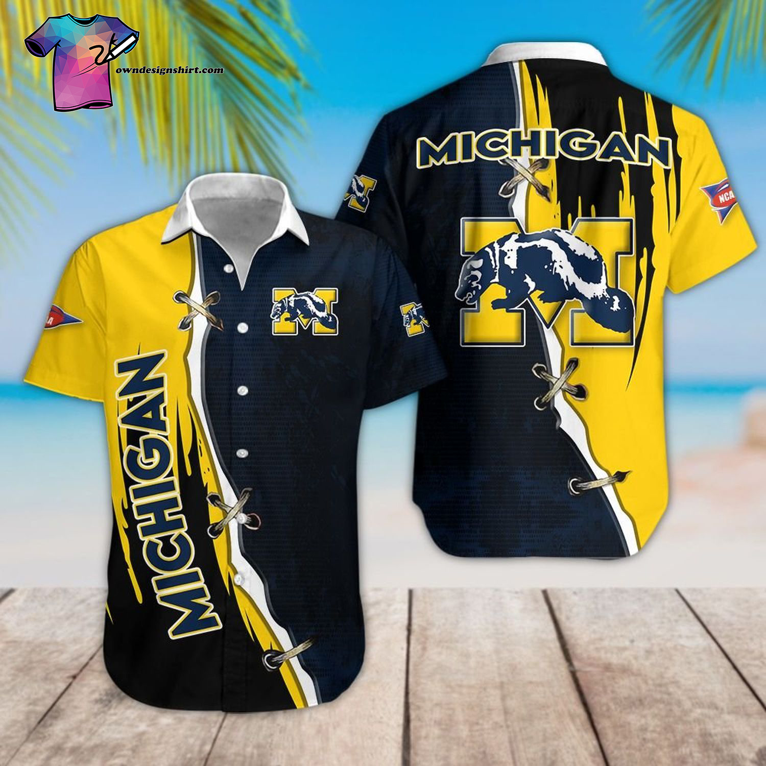 Michigan Wolverines Sport Team Hawaiian Shirt