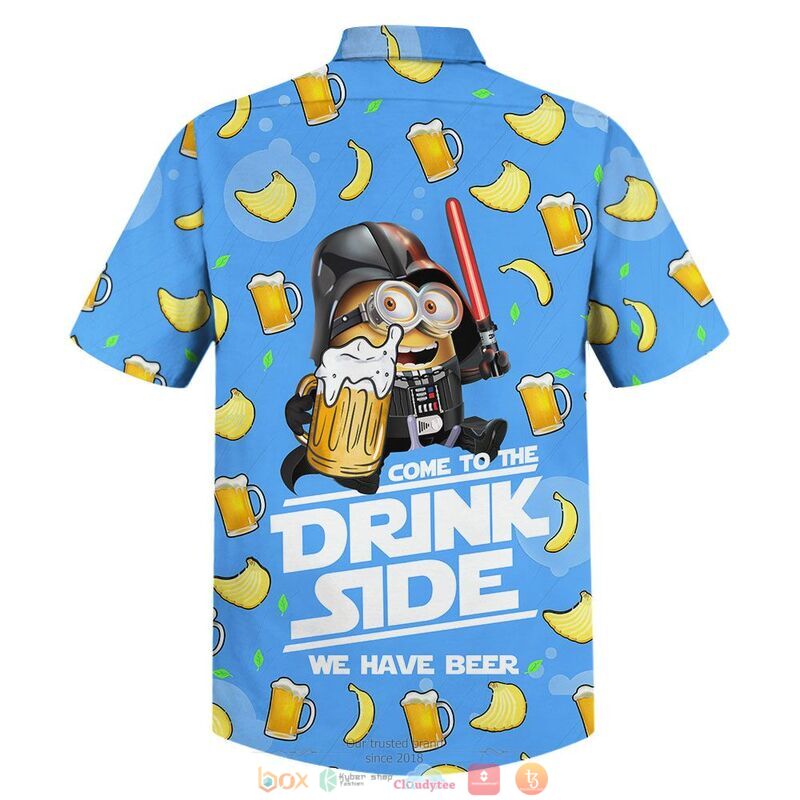 Minion Darth Vader Come To The Drink Side Beer Hawaiian Shirt