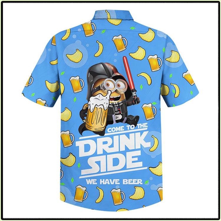 Minion Darth Vader Come To The Drink Side We Have Beer Hawaiian Shirt