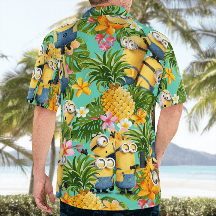 Minion Tropical Hawaiian Shirt