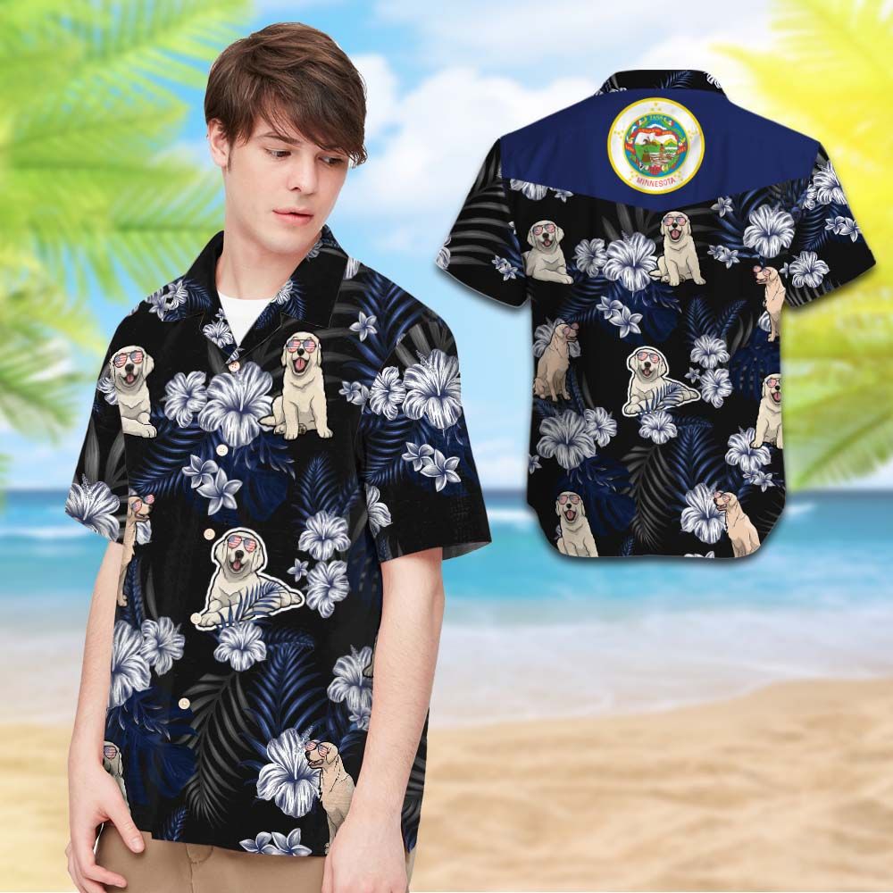 Minnesota Golden Retrievers Hawaiian Shirt Hot Trendy Summer 2024