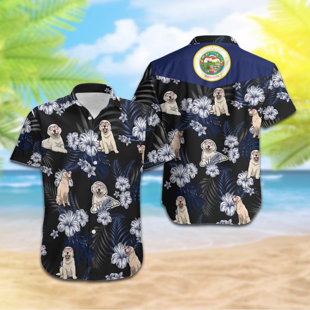 Minnesota Golden Retrievers Hawaiian Shirt Hot Trendy Summer 2024