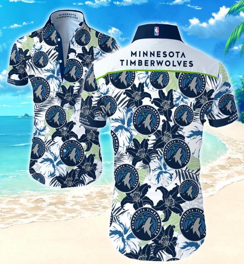 Minnesota Timberwolves Hawaiian Shirt Summer Button Up