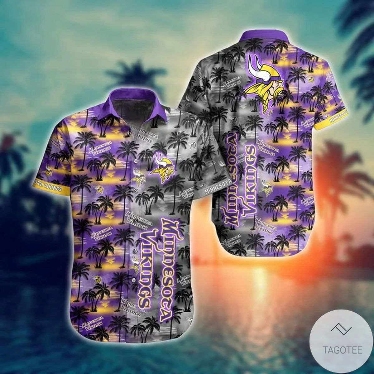 Minnesota Vikings Nfl Hawaiian Shirt