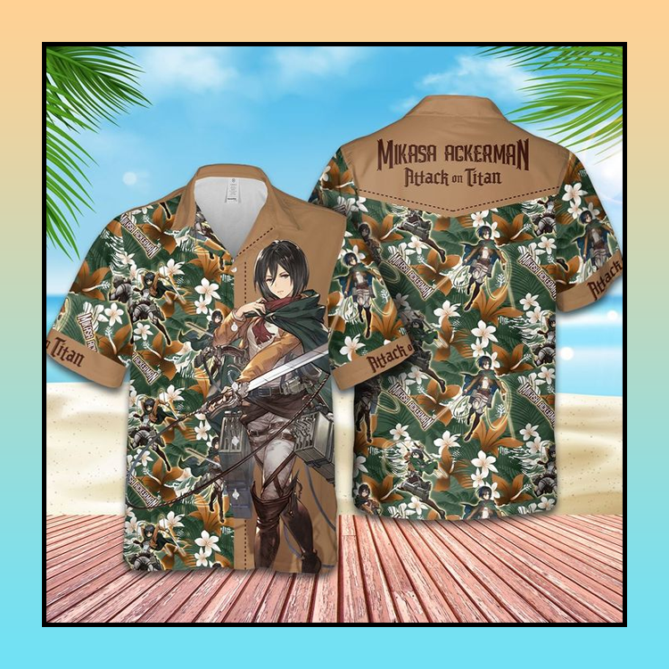 Misaka Attack On Titan Hawaiian Shirt