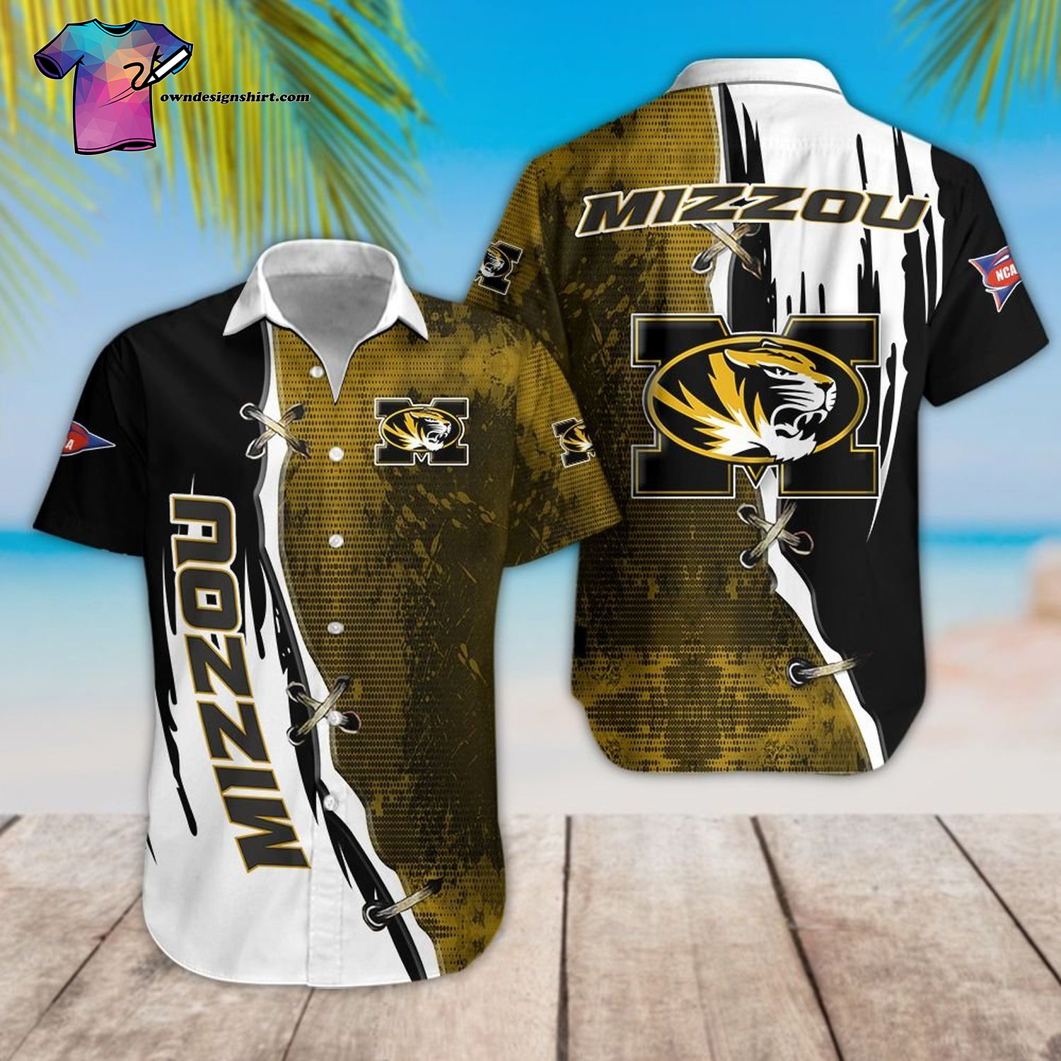 Missouri Tigers Football Team Hawaiian Shirt