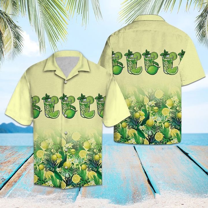 Mojito For Summer Hawaiian Shirt Summer Button Up