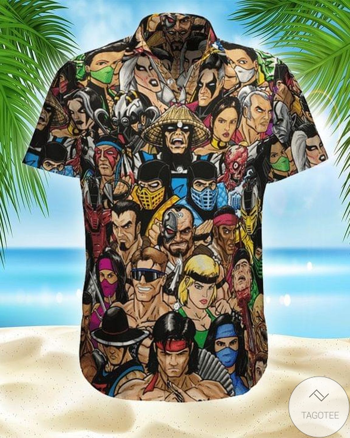 Mortal Kombat Characters Comic Hawaiian Shirt