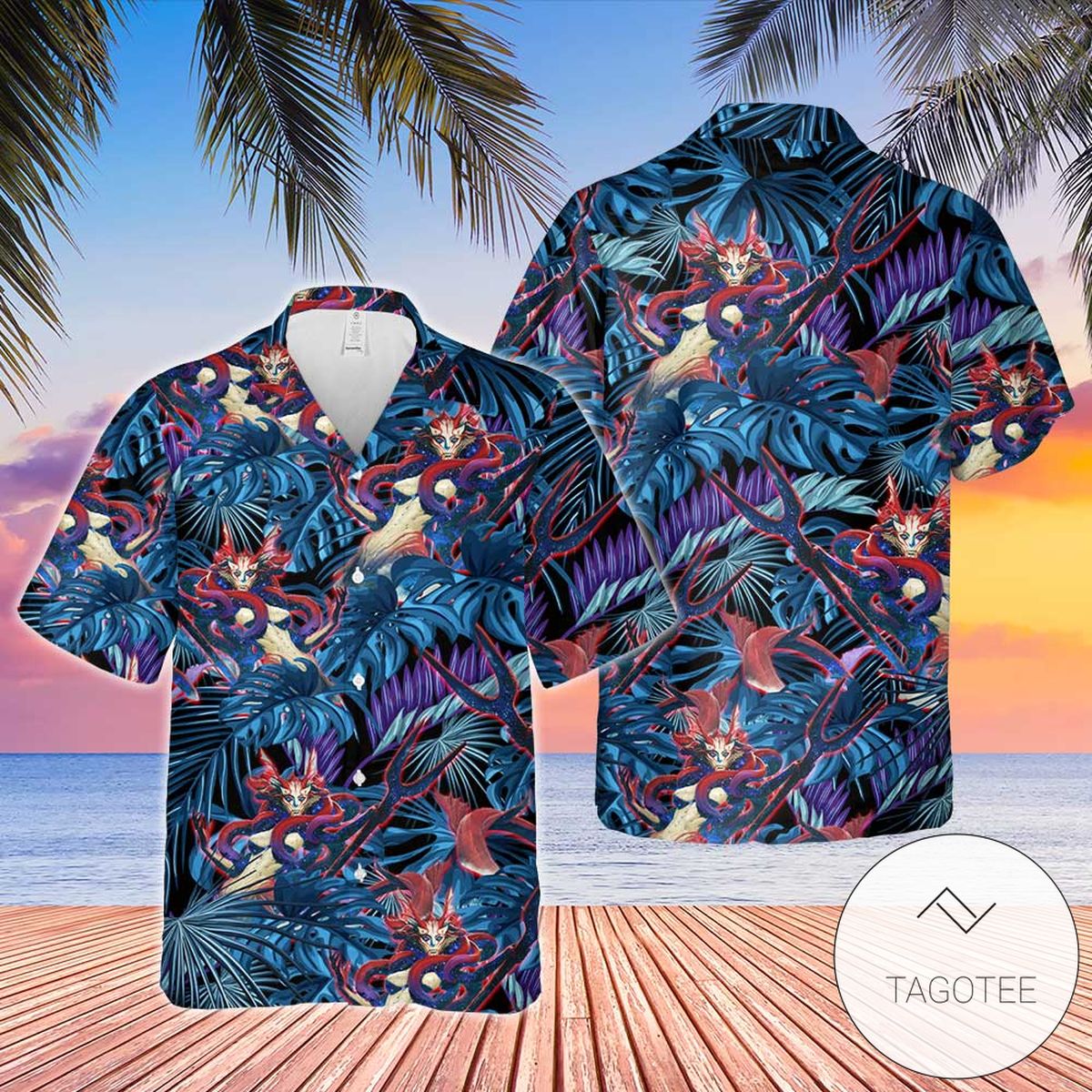 Mtg Thassa God Of The Sea Magic The Gathering Hawaiian Shirt