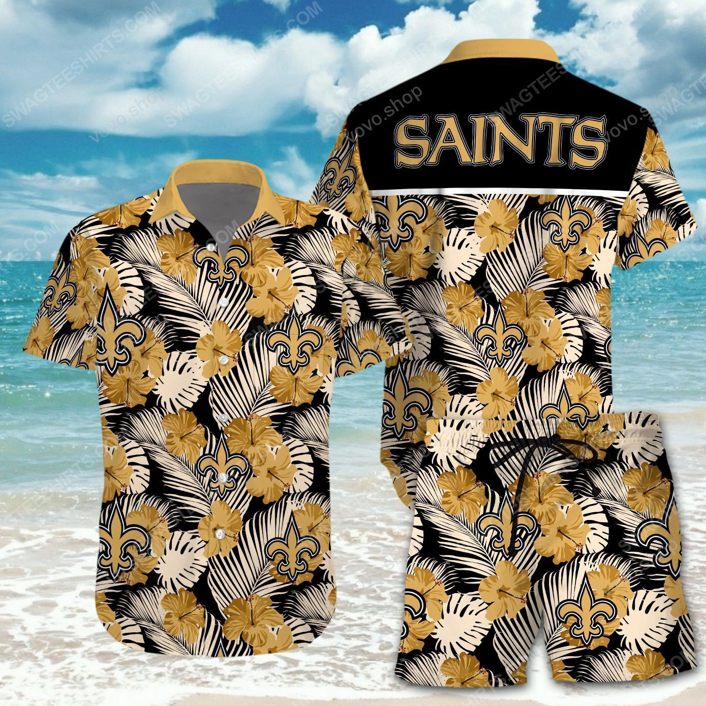 National Football League New Orleans Saints Printing Hawaiian Shirt