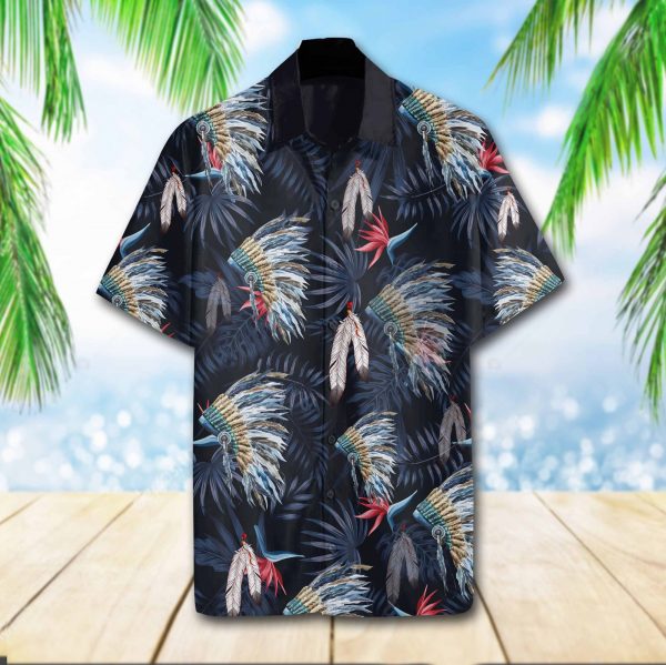 Native Hawaiian Shirt Summer Button Up