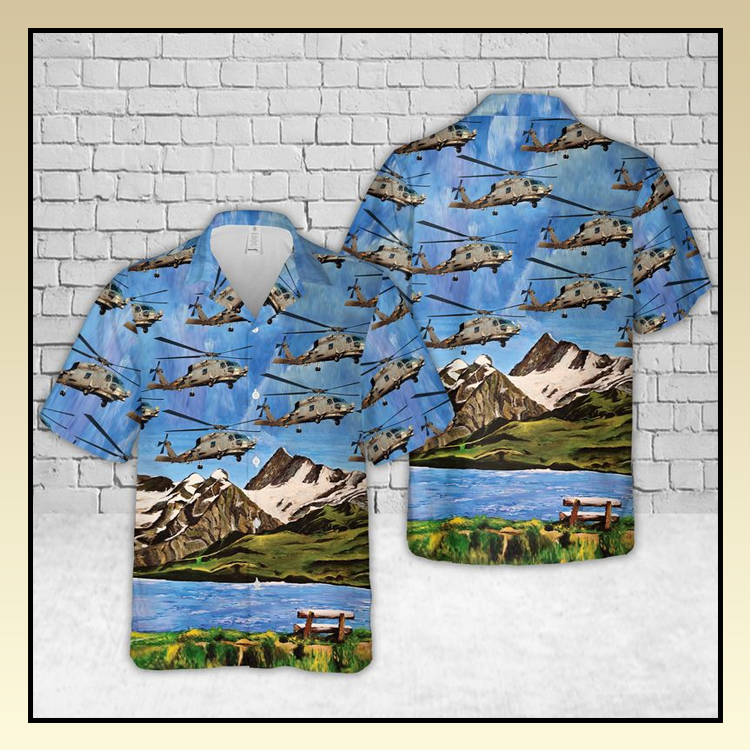 Navy Mh-60 Seahawk Hawaiian Shirt