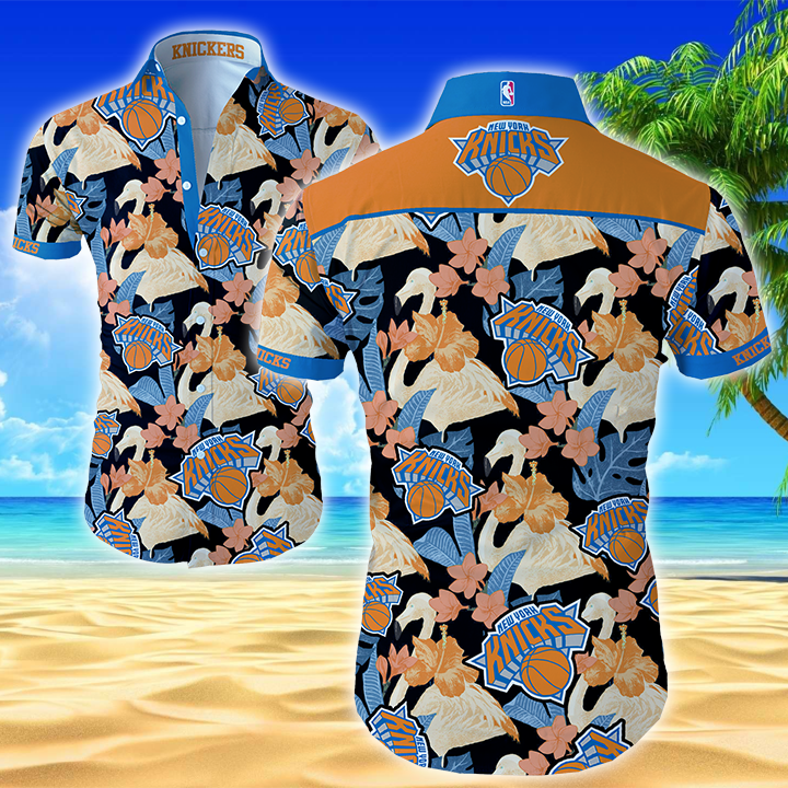 Nba New York Knicks Hawaiian Hawaiian Shirt Summer Button Up