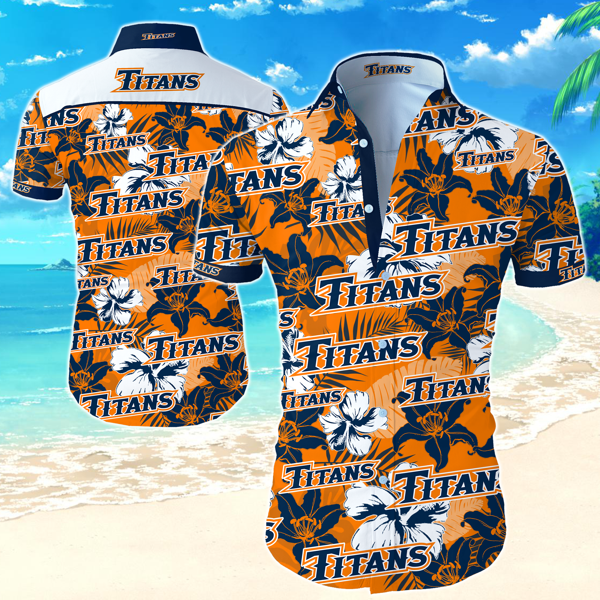 Ncaa Cal State Fullerton Titans Hawaiian Shirt Summer Button Up