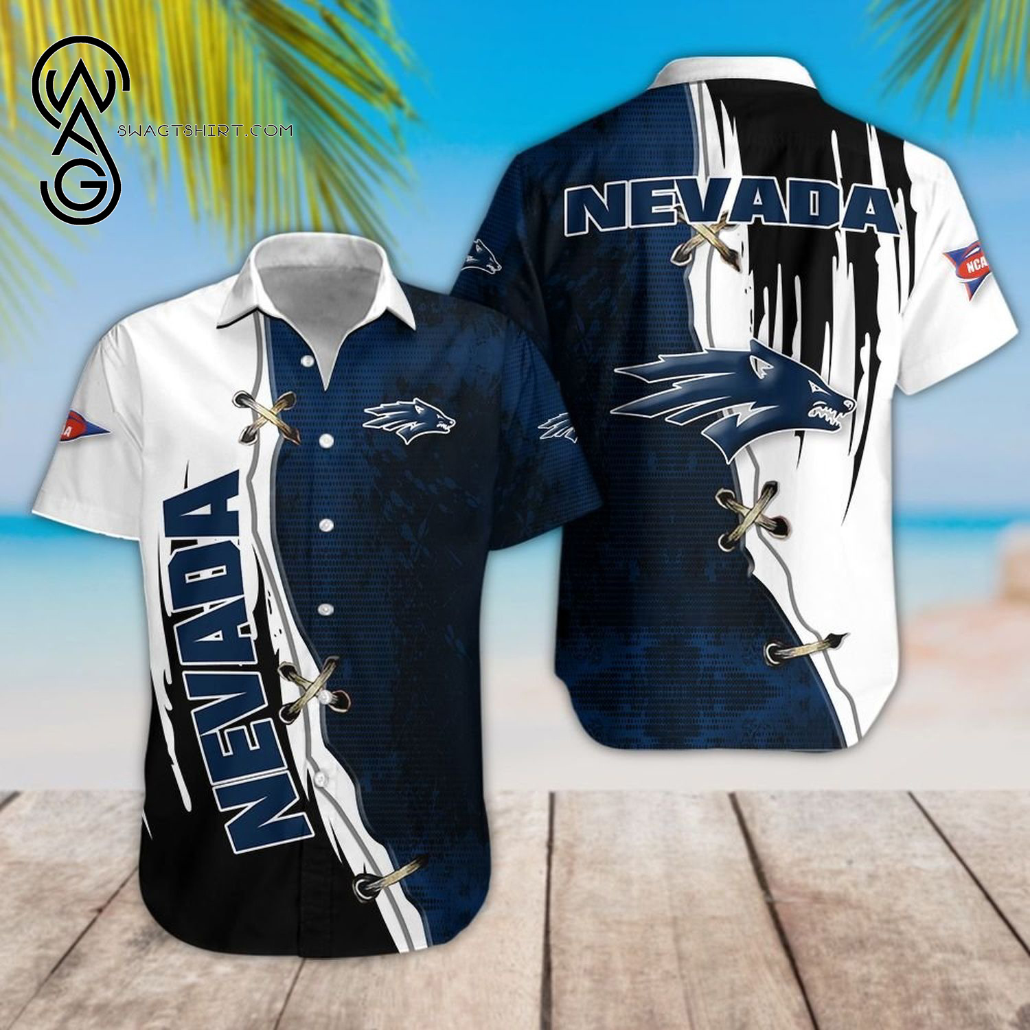 Ncaa Nevada Wolf Pack Sport Team Hawaiian Shirt