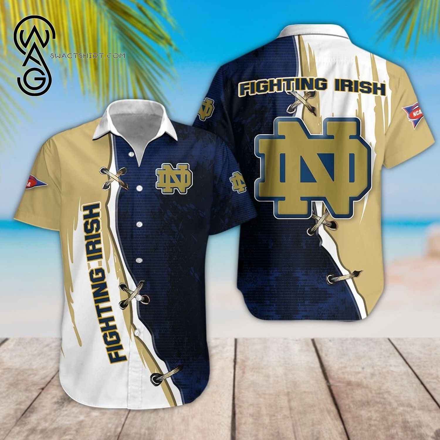 Ncaa Notre Dame Fighting Irish Sport Team Hawaiian Shirt