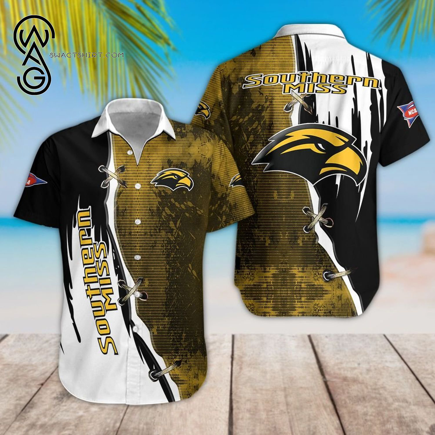 Ncaa Southern Miss Golden Eagles Sport Team Hawaiian Shirt