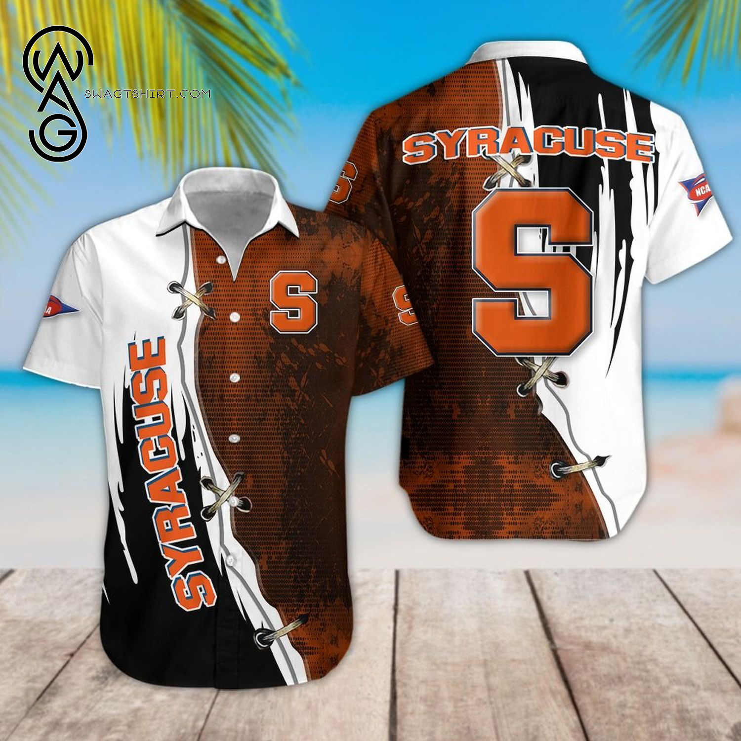 Ncaa Syracuse Orange Sport Team Hawaiian Shirt