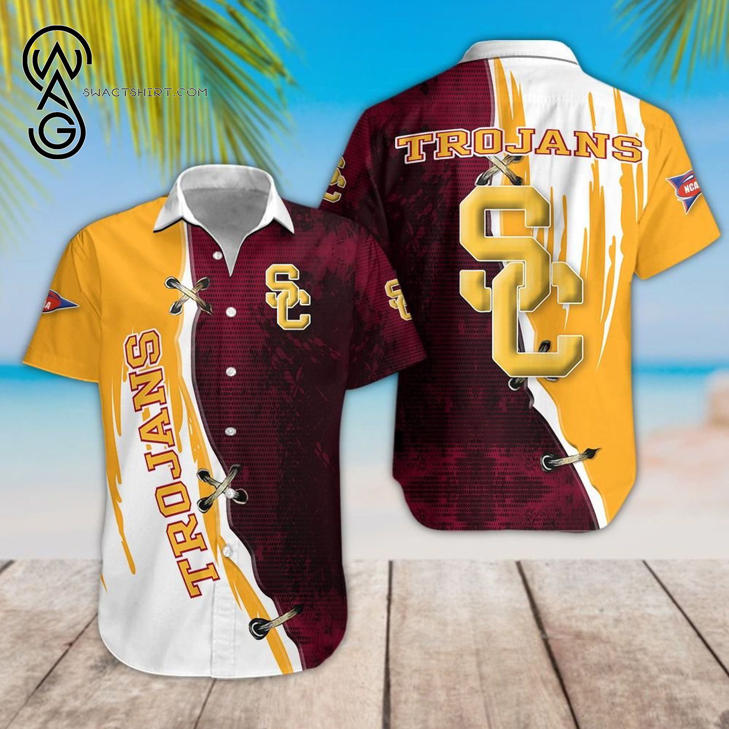 Ncaa Usc Trojans Sport Team Hawaiian Shirt