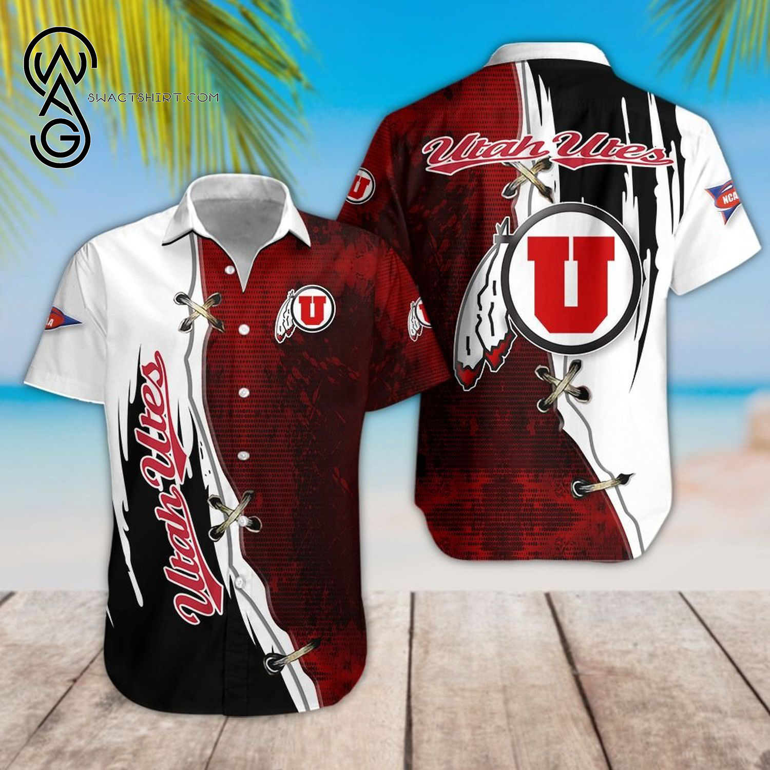 Ncaa Utah Utes Sport Team Hawaiian Shirt