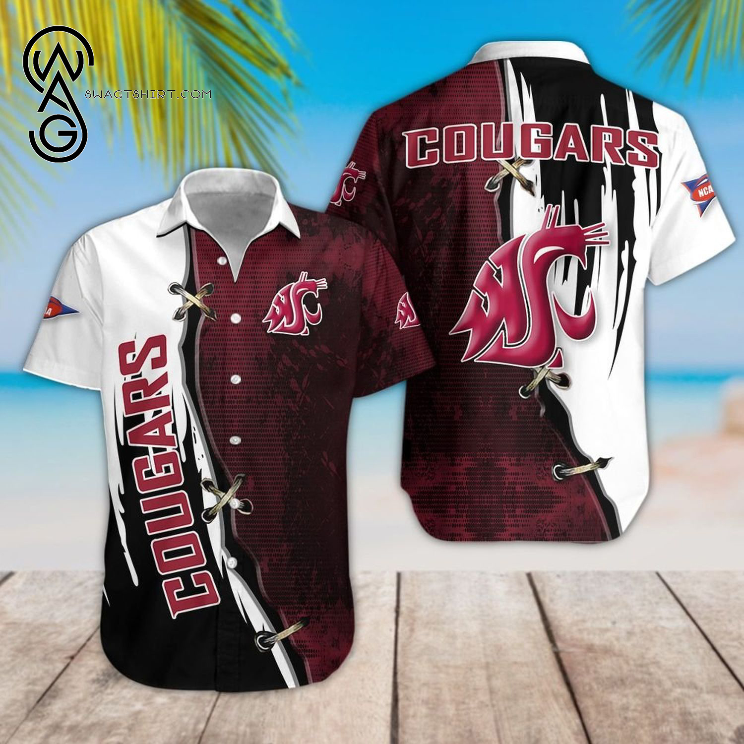 Ncaa Washington State Cougars Sport Team Hawaiian Shirt