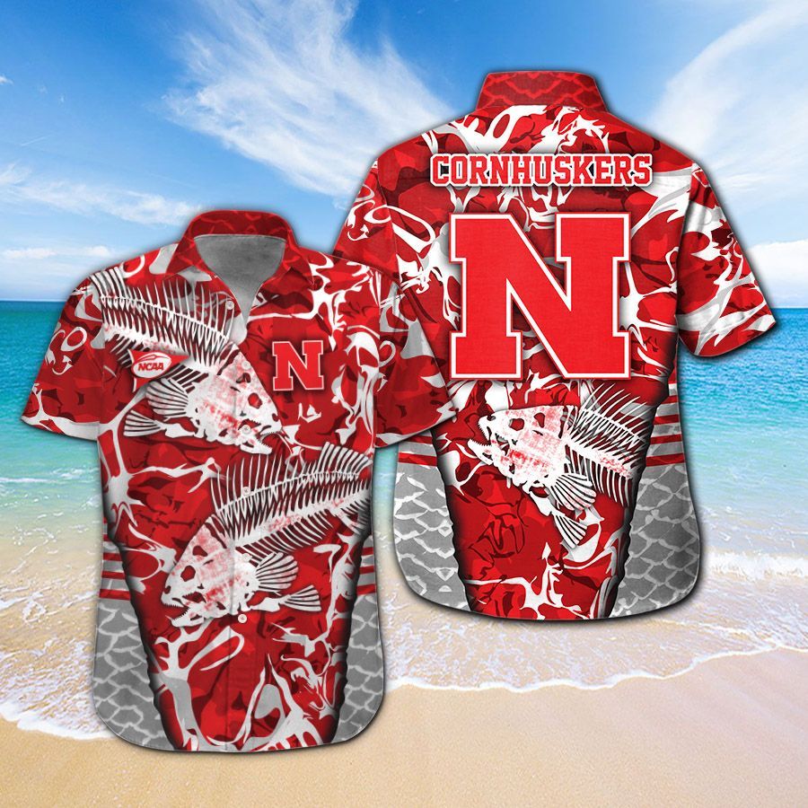 Nebraska Cornhuskers Fishing Hawaiian Shirt Hot Trendy Summer 2024