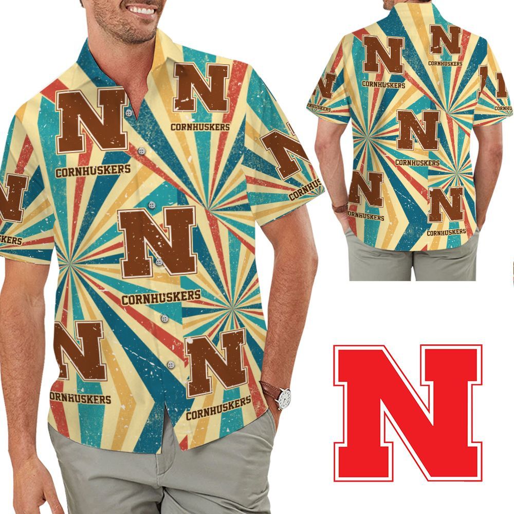 Nebraska Cornhuskers Retro Hawaiian Shirt Hot Trendy Summer 2024