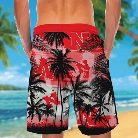 Nebraska Cornhuskers Tropical Hawaiian Shirt Short