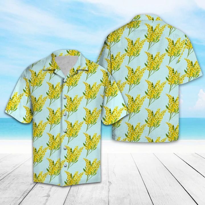 Nebraska Goldenrod Flower Hawaiian Shirt Summer Button Up