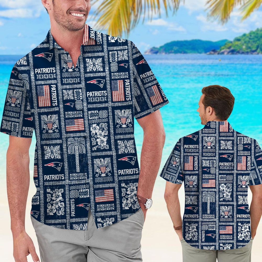 New England Patriots Hawaiian Shirt Hot Trendy Summer 2024