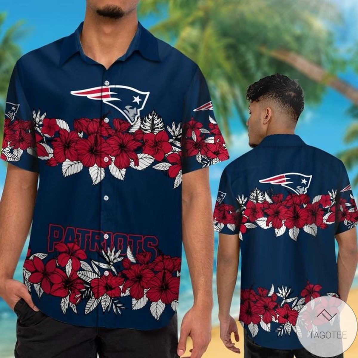 New England Patriots Hawaiian Shirt