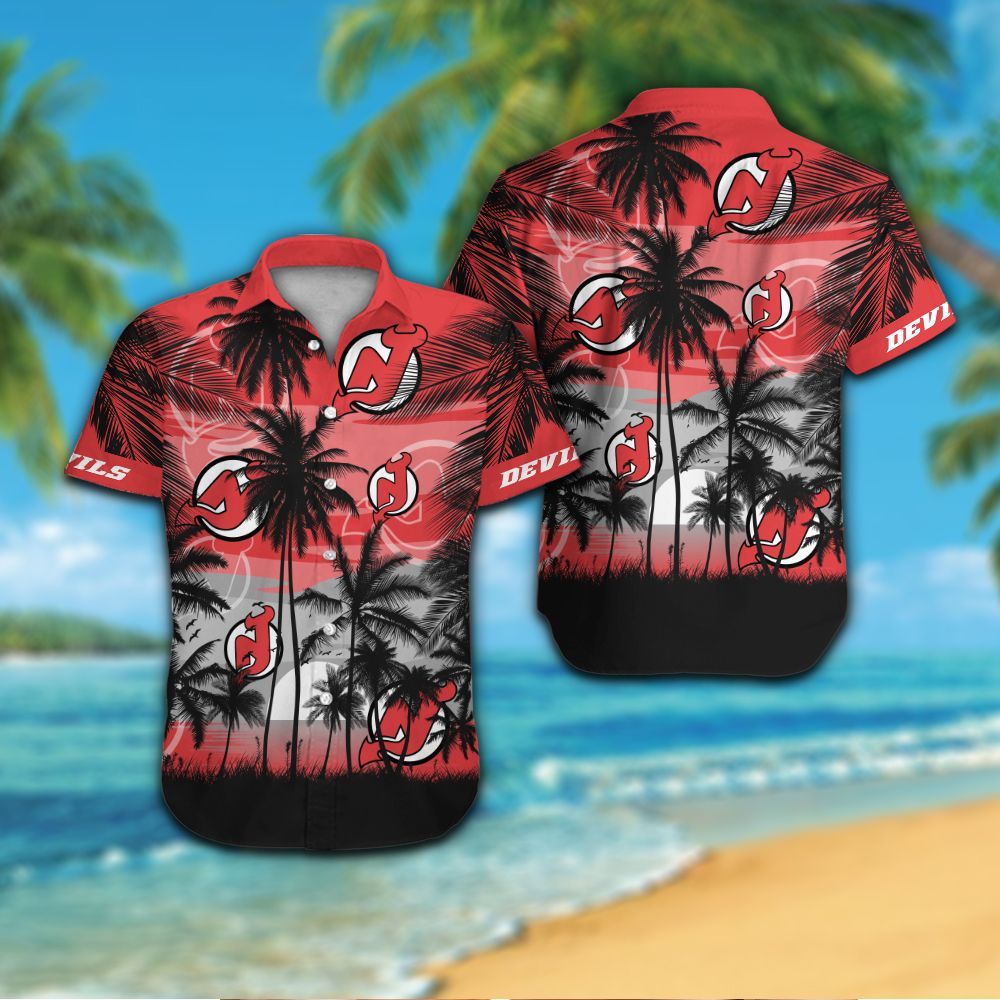 New Jersey Devils Hawaiian Shirt Hot Trendy Summer 2024