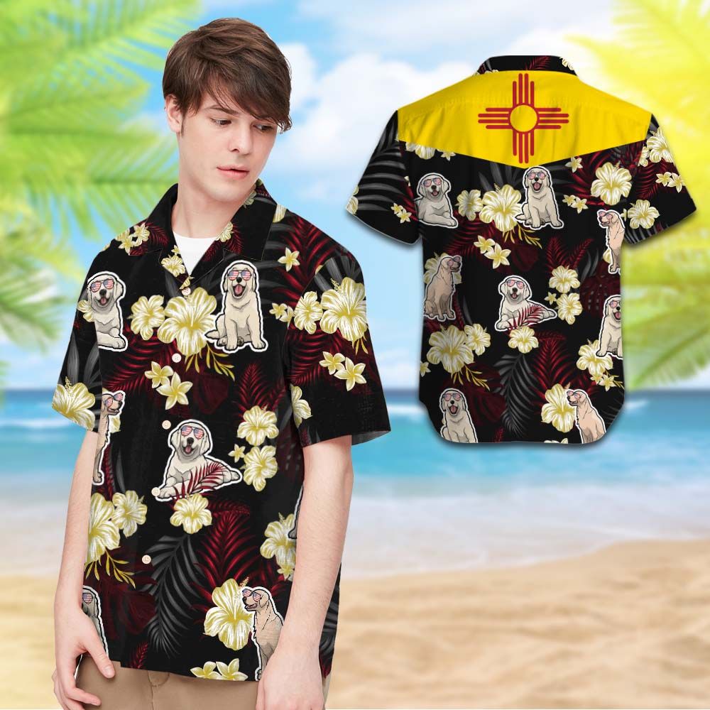 New Mexico Golden Retrievers Hawaiian Shirt Hot Trendy Summer 2024