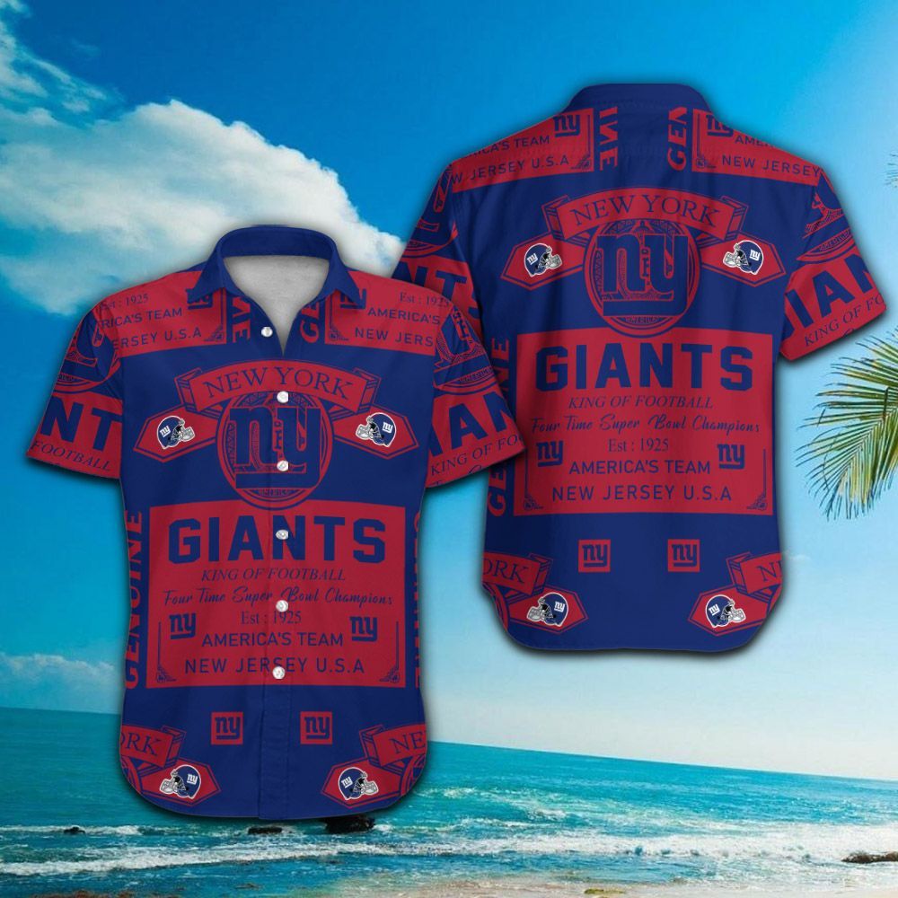 New York Giants Hawaiian Shirt Hot Trendy Summer 2024