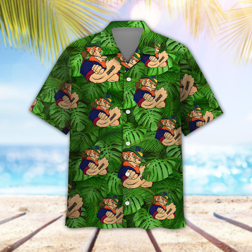 New York Giants Leprechaun St. Patrick’s Day Hawaiian Shirt Hot Trendy Summer 2024