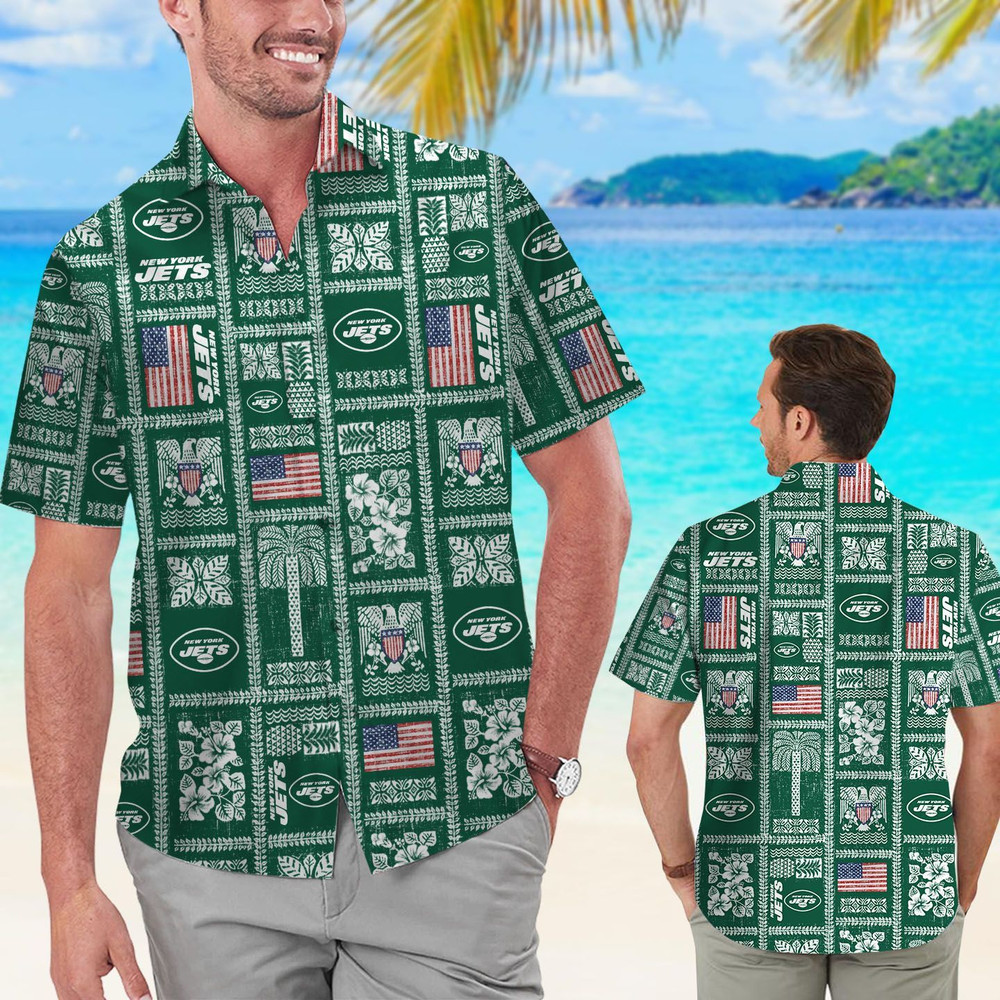 New York Jets Hawaiian Shirt Hot Trendy Summer 2024