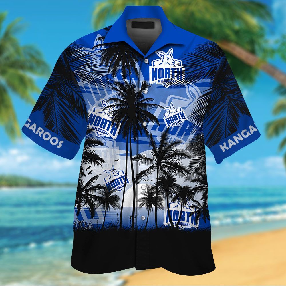 North Melbourne Kangaroos Hawaiian Shirt Hot Trendy Summer 2024