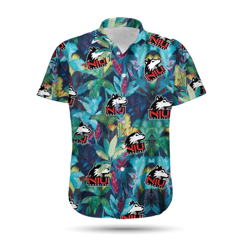 Northern Illinois Huskies Floral Tropical Hawaiian Shirt Hot Trendy Summer 2024 Northern Illinois Huskies Floral Tropical Hawaiian Shirt Hot Trendy Summer 2024