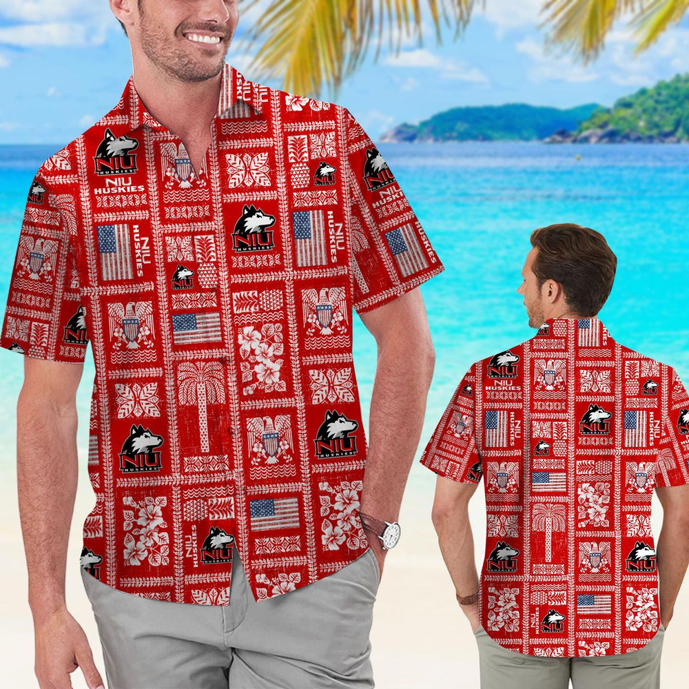 Northern Illinois Huskies Hawaiian Shirt Hot Trendy Summer 2024