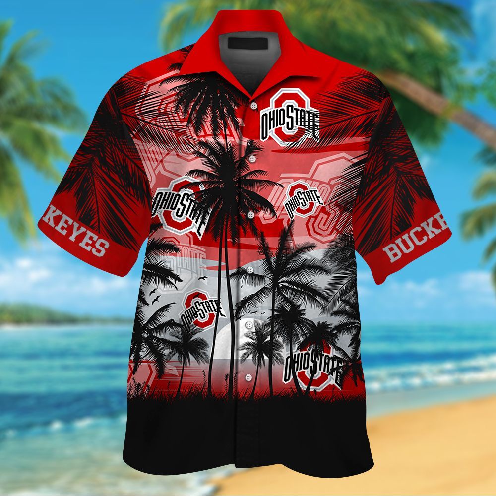 Ohio State Buckeyes Tropical Hawaiian Shirt Hot Trendy Summer 2024