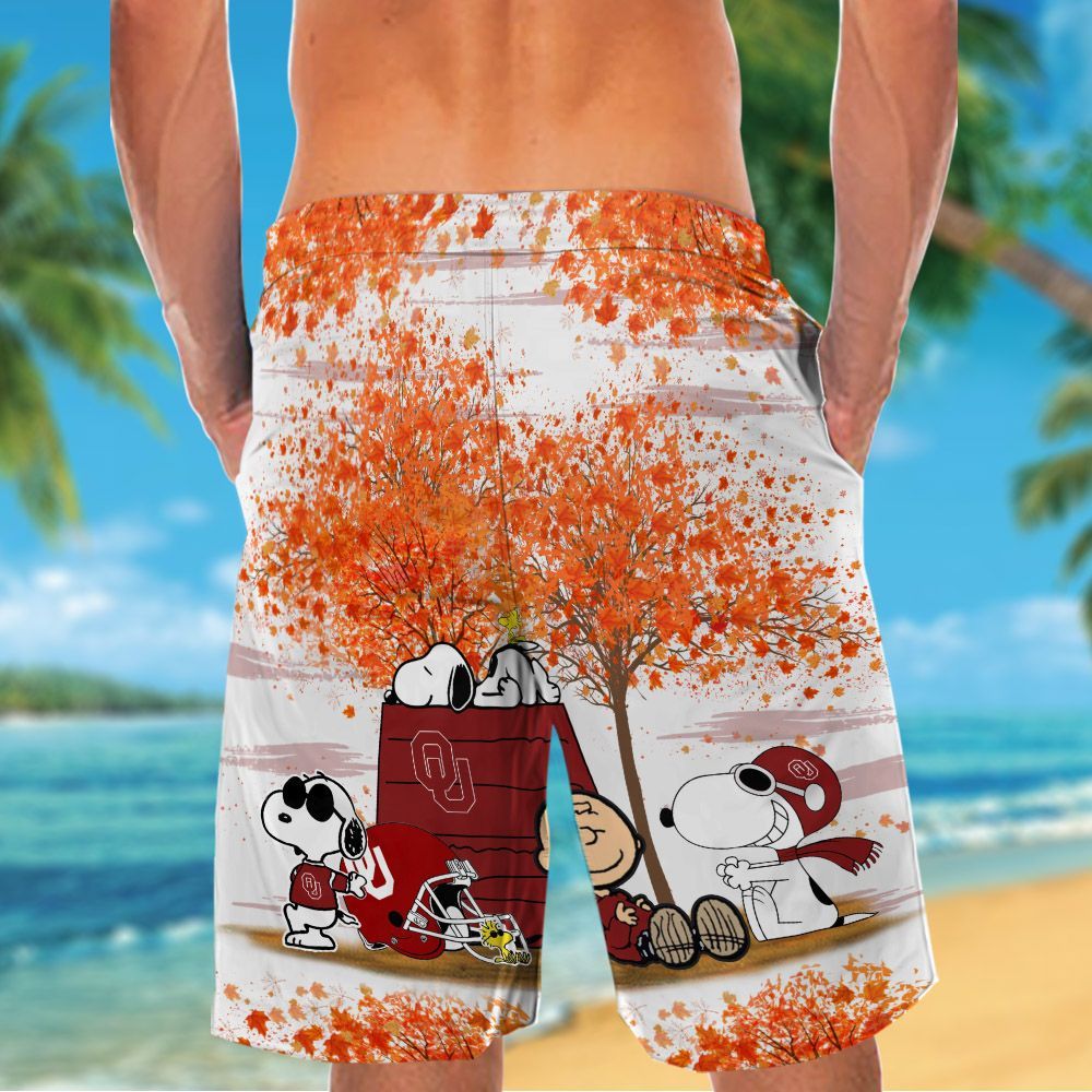 Oklahoma Sooners & Snoopy Hawaiian Shirt Hot Trendy Summer 2024